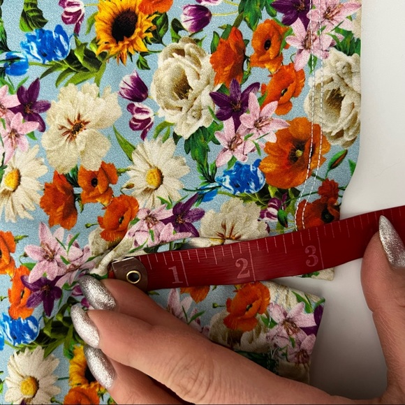 Zara Floral One Shoulder Romper - Picture 7 of 10